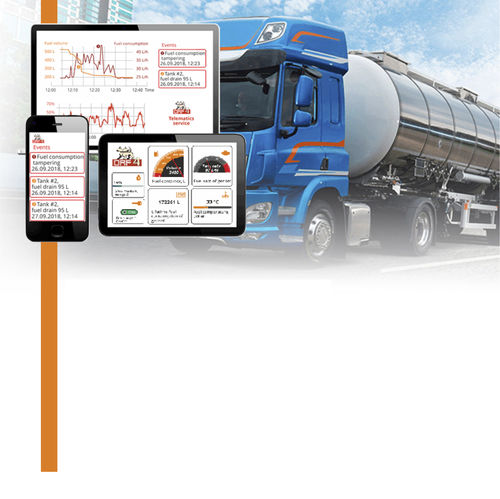 Fuel consumption monitoring system vehicleremote controlfor trucks