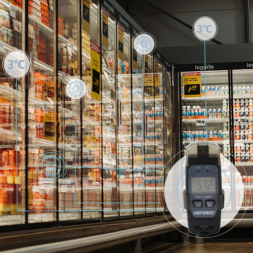 Регистратор данных температуры и влажности USBсо светодиодным дисплеем для мониторинга