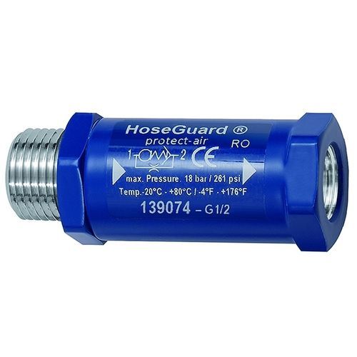 Предохранительный клапан при разрыве шланга 223.12 сжатый воздух DINАлюминий