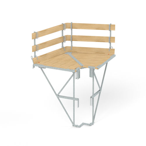 Рабочая платформа 313005для стройкидля опалубкис перилами безопасности