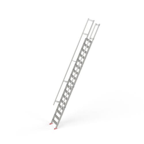Крутая лестница серии 3530прямаядля наружного примененияалюминий