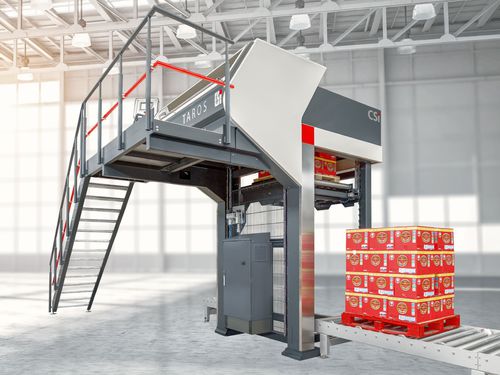 Паллетизатор слоев Taroscasetrayдля пищевой промышленности