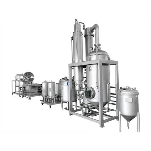 Nicotine extractor steam distillation