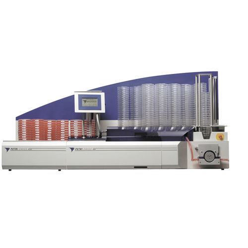 Petri dish filling system PetriSwiss PS 900automaticfoot-operatedfor liquids