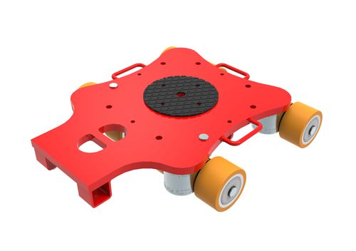 Коньки поворотные подвижные ECO-Skate ROTOflex XL (PU) RFX10 10toдля тяжелых грузовтранспортировка360°