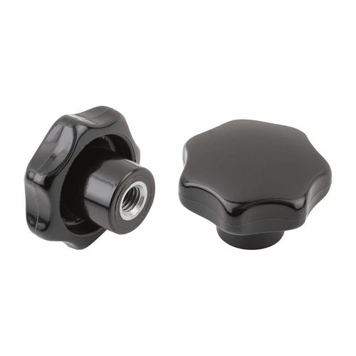 Ручка с резьбой DIN 6336звездапластикнержавеющая сталь