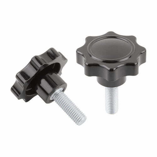 Ручка с резьбой EH 4000звездапластиксталь оцинкованная