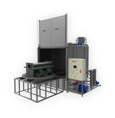 Распылительная стиральная машина TechSpray серии FHавтоматическаяпромышленная с фронтальной загрузкой