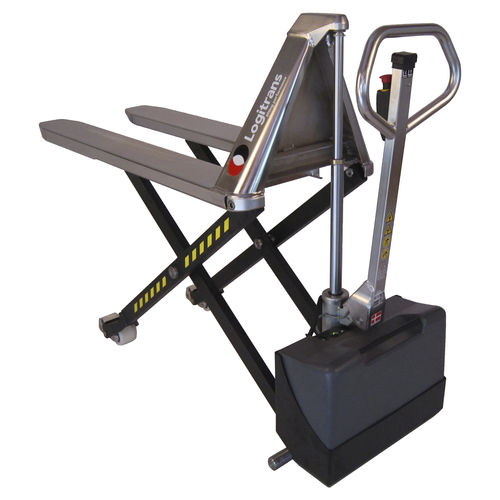 Электрическая тележка inoxс высоким подъемомдля пищевой промышленности