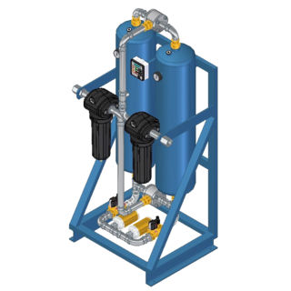 Осушитель сжатого воздуха осушительный серии РАТ-40 адсорбционныйкомпактныйвысококачественный