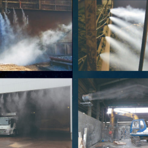 Dust suppression mist system