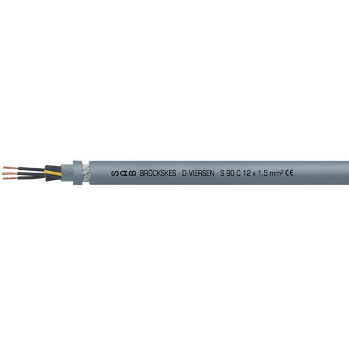 Высокогибкий электрический кабель S 90 Cсиловая изоляция маслостойкий