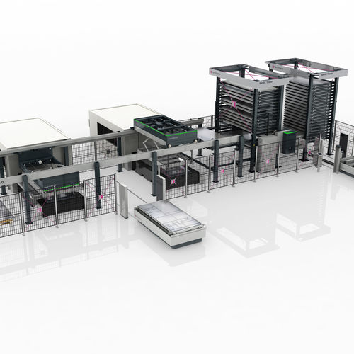 Автоматическая система загрузки и разгрузки LaserFLEXдля резкидля обработки листового металла