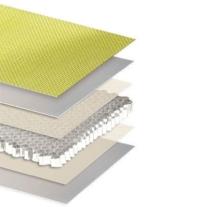 Износостойкая сэндвич-панельсотовая алюминиевая облицовкадля потолка