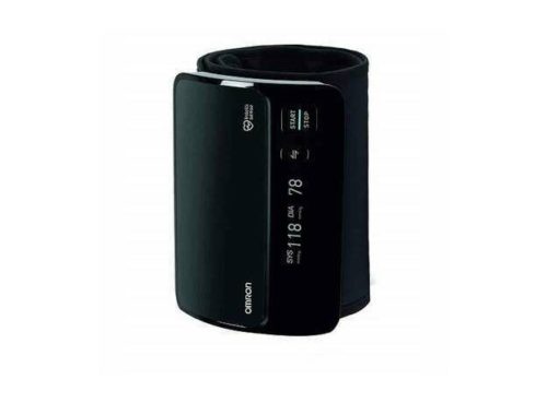 Omron smart elite Plus HEM 7600t blood pressure monitor black upper arm blood pressure monitor