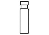 5183-4481- Obsolete. No replacement recommendation. 8mm Crimp top vial, clear flat bottom 0.8ml, 200/pk