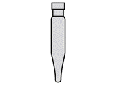 5183-4485- Obsolete. No replacement recommendation. 7mm Crimp top vial, amber conical bottom 0.7ml, 100/pk