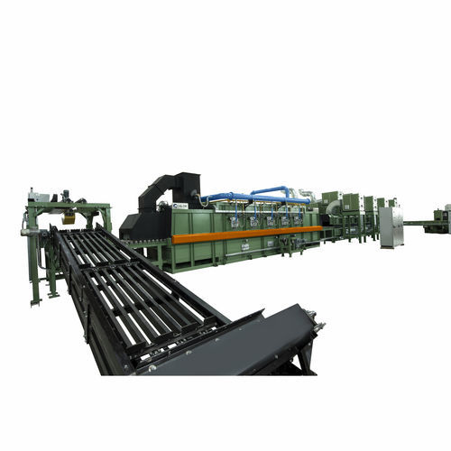 Heat treatment furnace rollermufflefor aeronautical applications