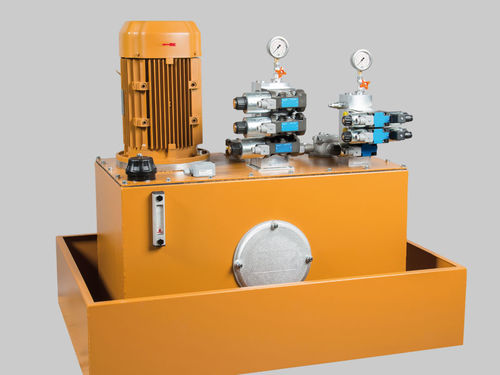 Гидравлический агрегат с электроприводом компактныйбольшой