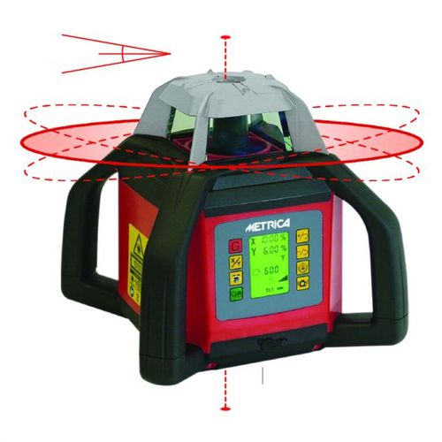 Автоматический лазерный 61345на аккумуляторедвухлучевой горизонтальный