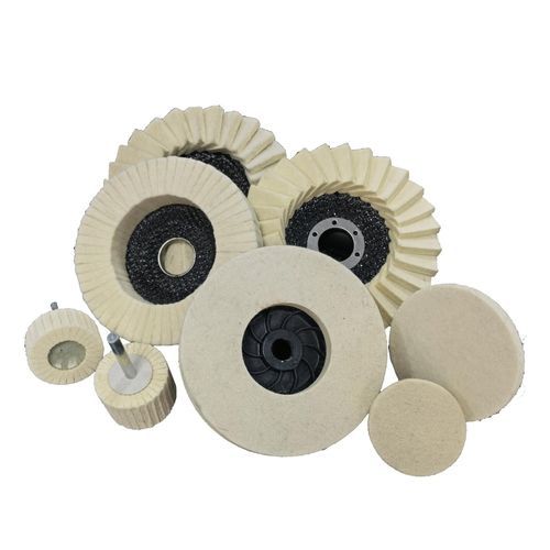 Финишный лепестковый диск с войлоком