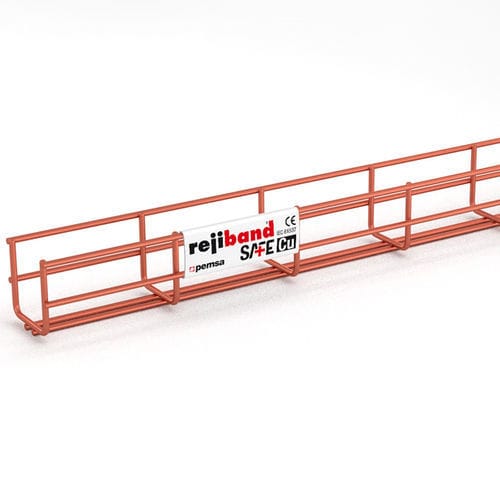 Wire basket cable tray Rejiband SAFECu 60x60mesh