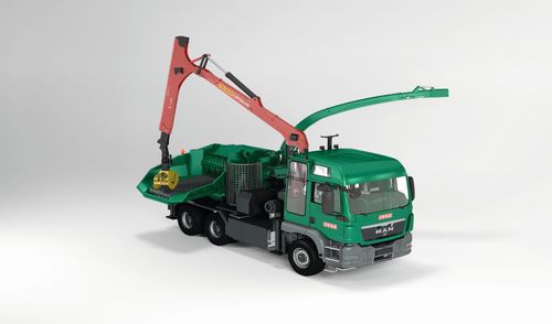 Мобильная дробилка древесины HEM 583 R-Truck