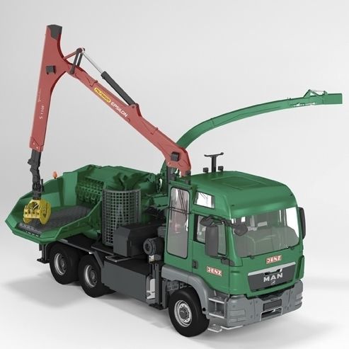 Мобильная дробилка древесины HEM 593 R-Truck