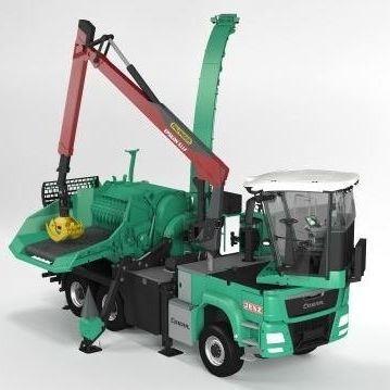 Мобильная дробилка древесины HEM 593 R-Cobra