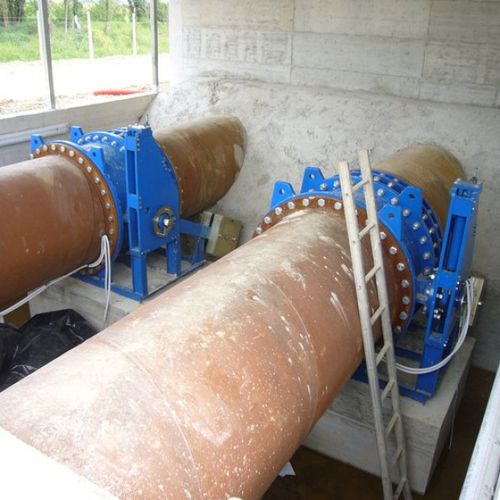 Турбинный клапан дроссельный с пневматическим управлением