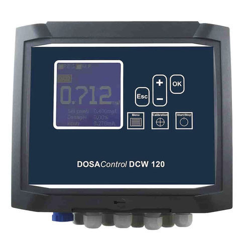 Блок управления с дисплеем DCW 120, регулирующий проводимость, компактный