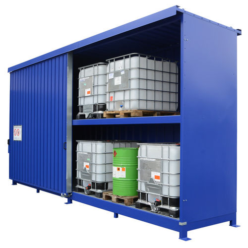 Стальной интермодальный контейнер 592812 для хранения опасных материалов для химикатов