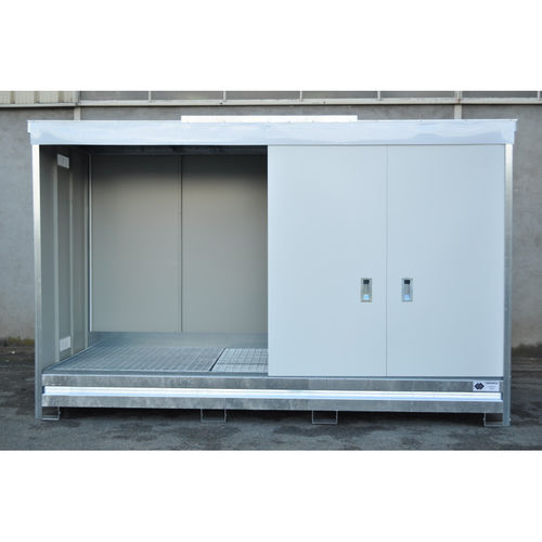 Интермодальный контейнер из оцинкованной стали 580004 для хранения опасных материалов, химикатов