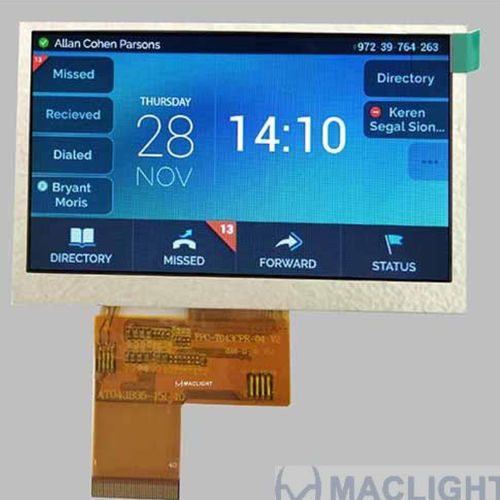 Модуль дисплея LCD/TFT MLT043R40-5color480 x 2724,3