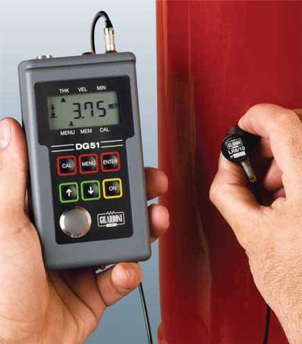 Ультразвуковой толщиномер DG 51переноснойдля углеродистой сталинержавеющей стали