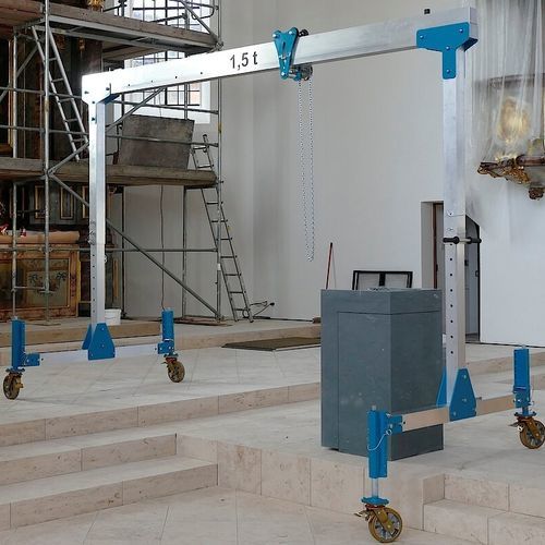 Кран козловой электрический 520алюминийлегкий