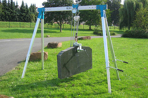 Кран козловой алюминиевый 525телескопический