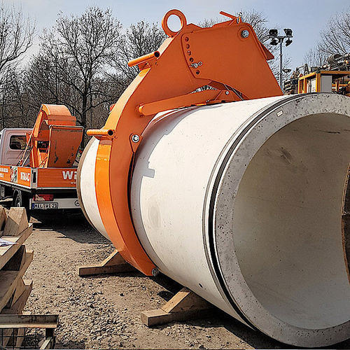 Захват для подъема бетонных труб серии 131вертикальныймеханическийавтоматический