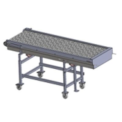 Конвейер роликовый навесной, шарнирный