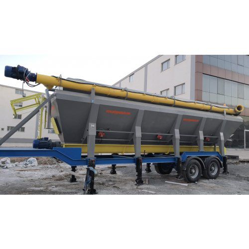 Горизонтальный силос мобильныйдля бетонацемента