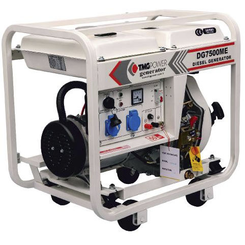 Diesel generator set DG7500TEsingle-phase50 Hzair-cooled