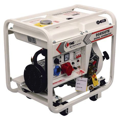 Diesel generator set DG8500TEsingle-phase50 Hzair-cooled