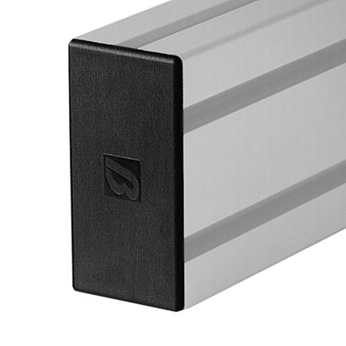 Торцевая заглушка с запрессовкой 806прямоугольнаяABSдля профилей