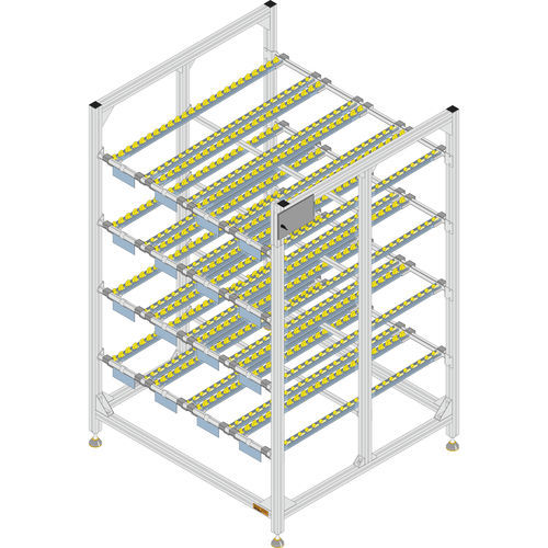 Storage warehouse shelving 4895aluminumsteelhandling