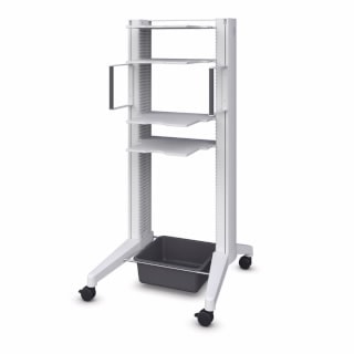Part Number:5043-1252- InfinityLab Flex Bench. Iincludes 4 shelf assemblies and 1 waste bin