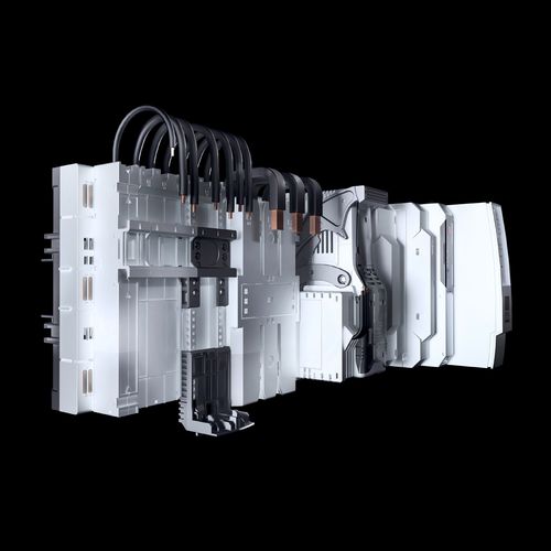 Copper busbar system RiLine Compactcurrent3-polemodular