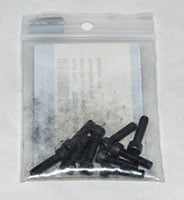 5068-0018- Stator screws to use with the following valves: 2 pos/6 port Micro CSV 400bar (0101-1051), 2 pos/6 port HP CSV 600bar (0101-1420), 2 pos/6 port injection micro 400bar (0101-1050 used with the G1377A), 2 pos/6 port injection 600bar (0101-1422 used with the G1329B, G1367C, G1367C, G1367D, G1367E and the 1220 series LC autosampler), 2 pos/6 port injection 1200bar (5067-4114 used in the G4226A and G4226B)