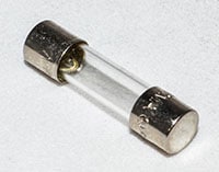 5095-0032- Fuse 5X20 mm fast acting 1.0 AMP