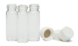 5183-4311- Storage vial kit, 4 mL, 15 x 45 clear vial, 13-425 closed top, PTFE/silicone septa, 100/pk. Vial size: 15 x 45 mm (13-425 cap)