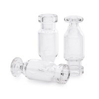 5184-3551- Vial, clear, microsampling, wine-glass shape, 12 x 32 crimp top, 15 µL at the bottom taper, for small sample volume or high recovery, 100/pk. Vial size: 12 x 32 mm (11 mm cap)